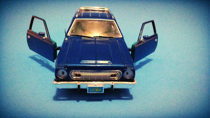 Illustration for article titled Tangled up in blue! Motor Max's '74 Amc GremlinÂ